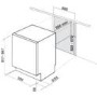 NordMende RIUF101NMAPLUS 95 Litre Integrated Under Counter Freezer Fast Freeze 60cm Wide - White