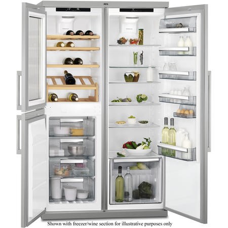 GRADE A1 AEG RKE73211DM 54cm Wide Freestanding Fridge Stainless Steel Page 1 BuyItDirect.ie