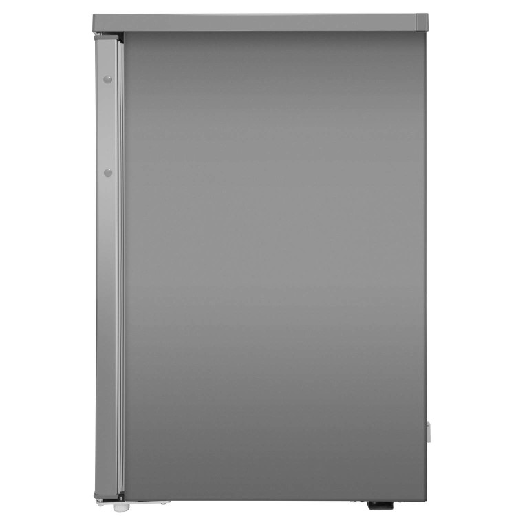 Refurbished Hisense RL170D4BCE Freestanding 137 Litre Under Counter Larder Fridge Stainless Steel