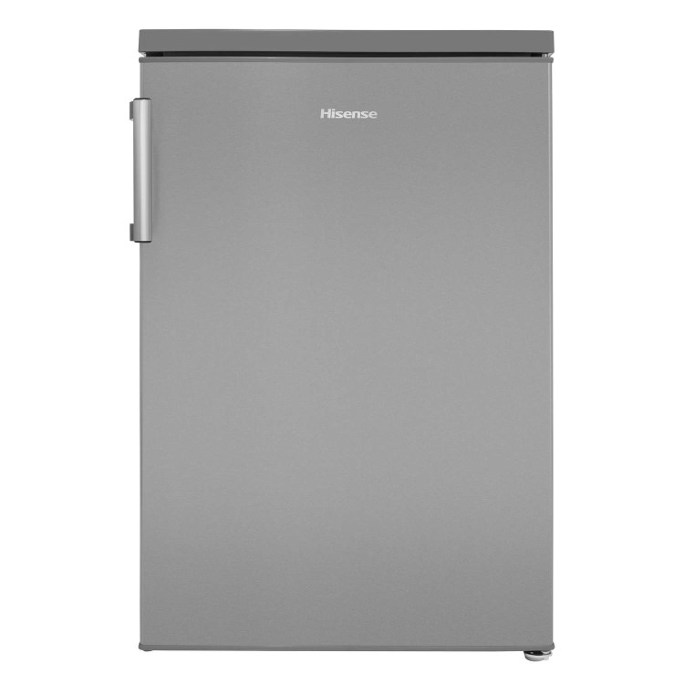 Refurbished Hisense RL170D4BCE Freestanding 137 Litre Under Counter Larder Fridge Stainless Steel