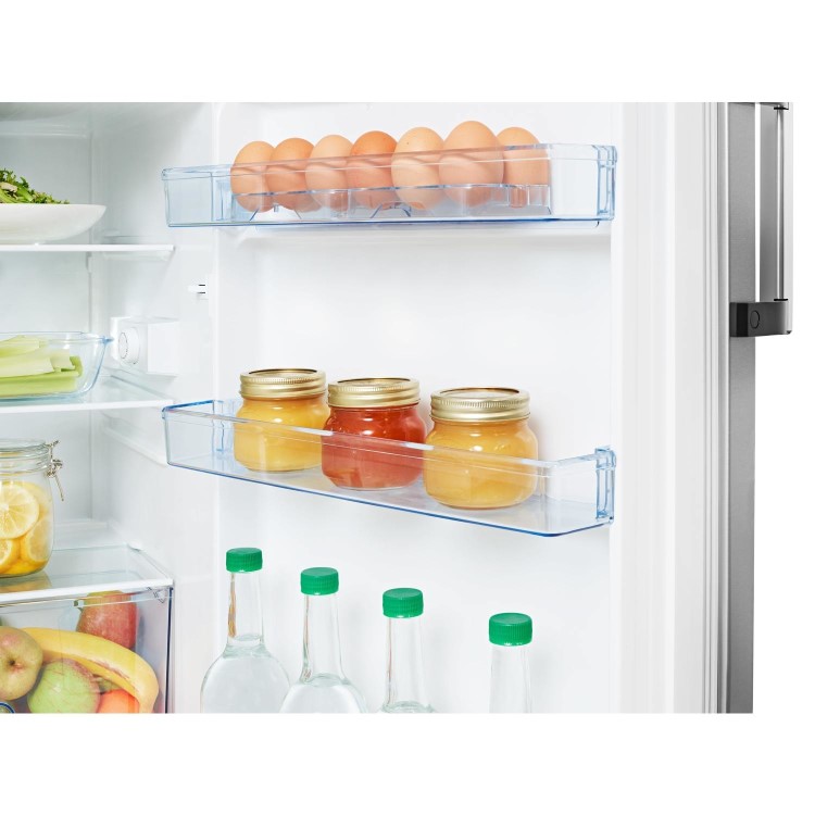Refurbished Hisense RL170D4BCE Freestanding 137 Litre Under Counter Larder Fridge Stainless Steel