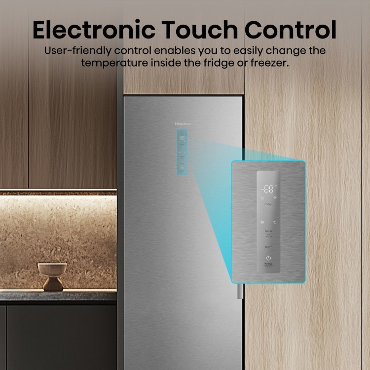 Hotpoint KitchenFit 372 Litre Tall Freestanding Larder Fridge - Silver