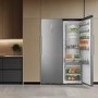 Hotpoint KitchenFit 372 Litre Tall Freestanding Larder Fridge - Silver