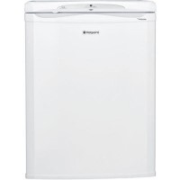 HOTPOINT RLA36P 150 Litre Freestanding Under Counter Larder Fridge 85cm Tall Antibacterial Lining 60cm Wide - White