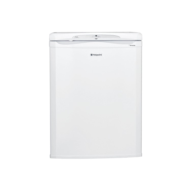 HOTPOINT RLA36P 150 Litre Freestanding Under Counter Larder Fridge 85cm Tall Antibacterial Lining 60cm Wide - White