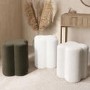 Cream Boucle Fabric Dressing Table Stool - Roma