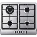 RMB60HPNGFSS Rangemaster 58cm 4 Burner Gas Hob - Stainless Steel