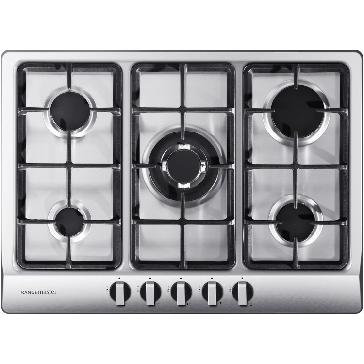 Refurbished Rangemaster RMB70HPNGFSS 68cm 5 Burner Gas Hob