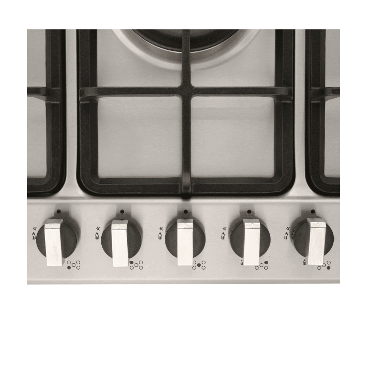 Rangemaster 68cm 5 Burner Gas Hob - Stainless Steel