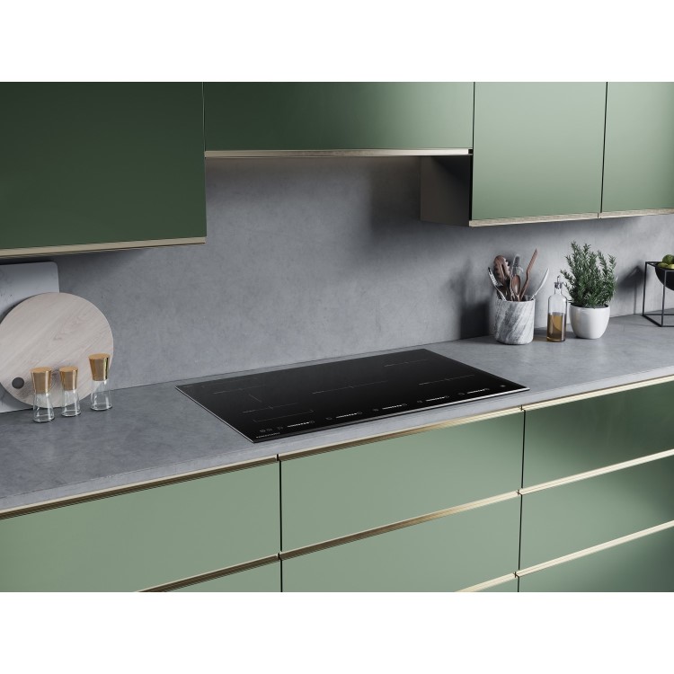 Rangemaster RMB90HPEIBLGL/ 90cm Five Zone Induction Hob - Black