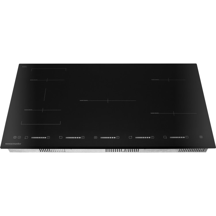 Rangemaster RMB90HPEIBLGL/ 90cm Five Zone Induction Hob - Black