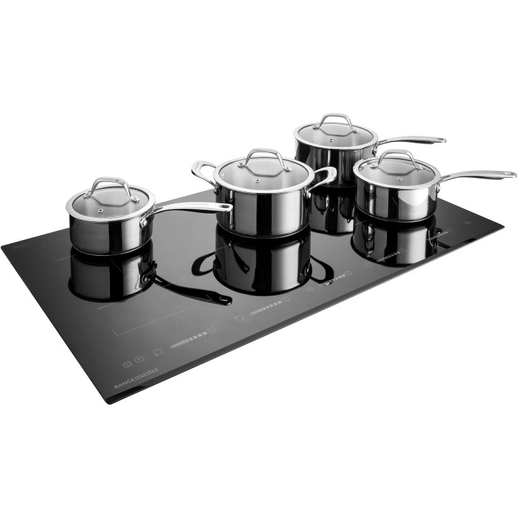 Rangemaster RMB90HPEIBLGL/ 90cm Five Zone Induction Hob - Black