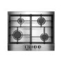 Rangemaster 85670 60cm Four Burner Gas Hob - Stainless Steel 
