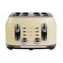 Rangemaster Classic 4 Slice Toaster - Cream