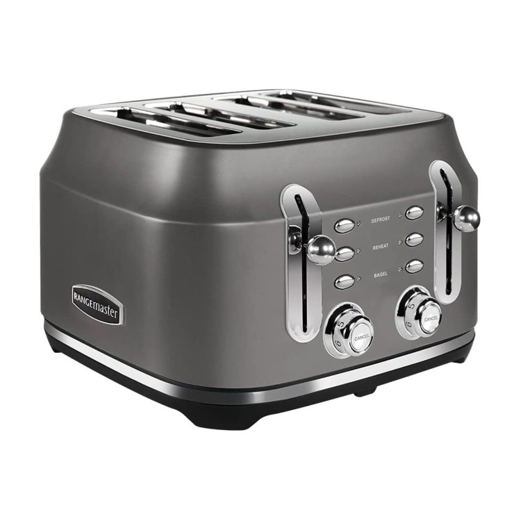 Rangemaster Classic 4 Slice Toaster - Grey