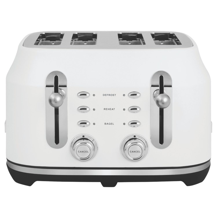 Rangemaster 4 Slice Classic Toaster - Matte White