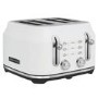 Rangemaster 4 Slice Classic Toaster - Matte White