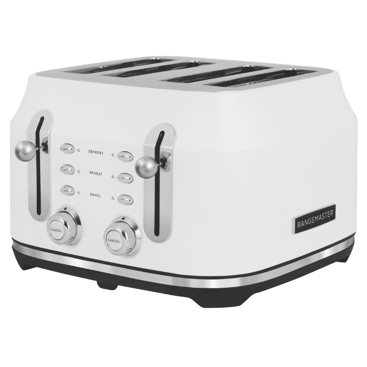 Rangemaster 4 Slice Classic Toaster - Matte White