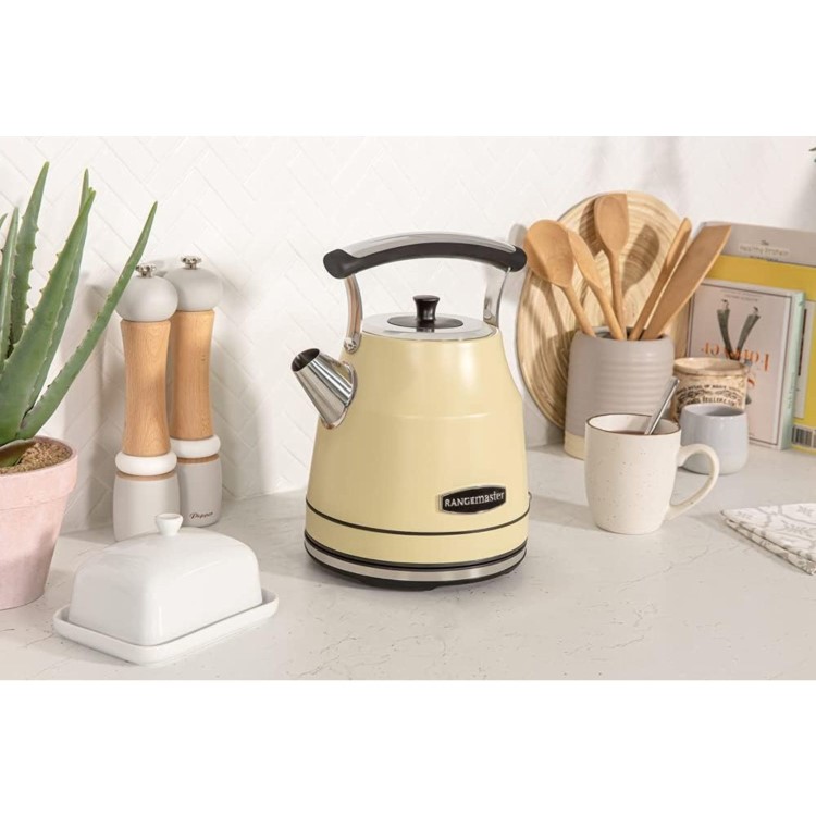 Rangemaster Cordless Classic Dome 1.7L Kettle - Cream