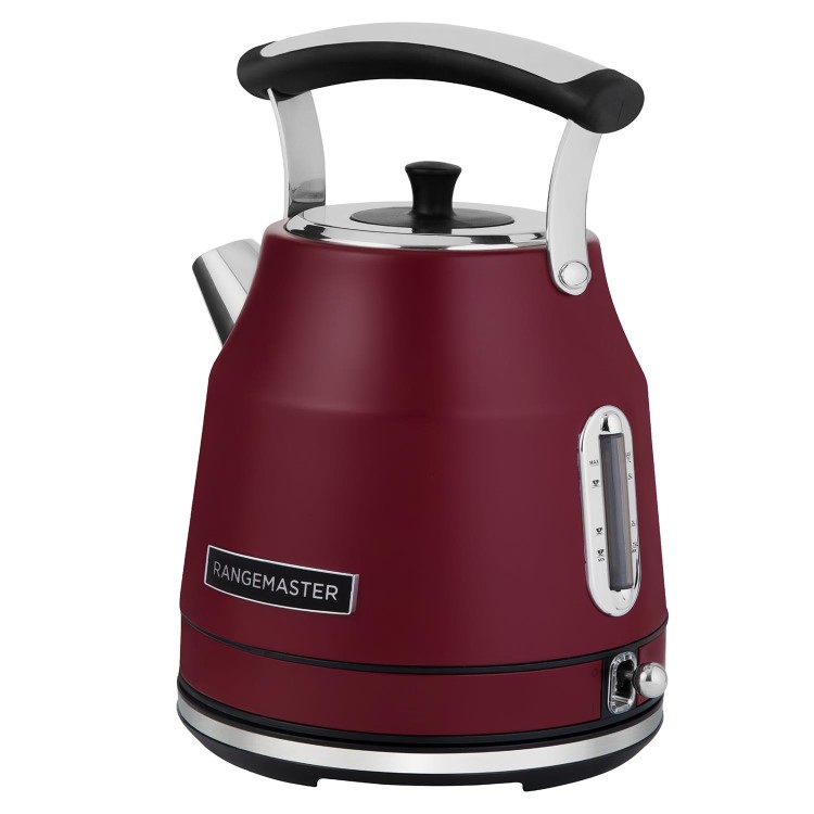 Rangemaster RMCLDK301BU Classic Dome 1.7L Kettle – Bordeaux 3kW Quick & Quiet Boil