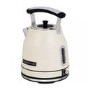Rangemaster Classic 1.7 L 3000W Quiet Boil Cordless Electric Kettle – Traditional Dome Design With Safety & Swivel Base – Cream