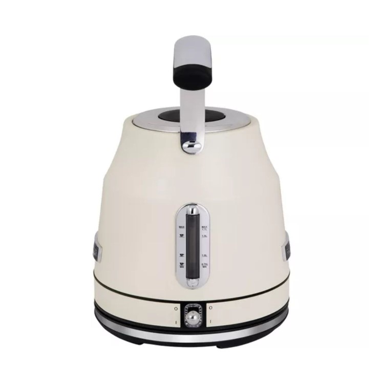 Rangemaster Classic 1.7 L 3000W Quiet Boil Cordless Electric Kettle – Traditional Dome Design With Safety & Swivel Base – Cream