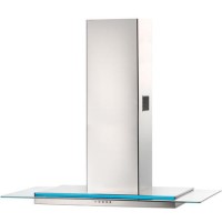 Rangemaster 100cm Stainless Steel Glass Chimney Cooker Hood