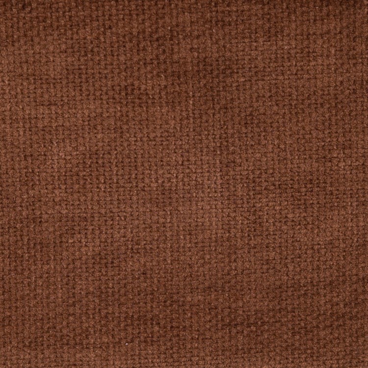 Brown Chenille Armchair with Cushion - Ramses 