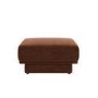 Brown Chenille Footstool - Ramses