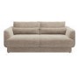 Beige Chenille 3-Seater Sofa - Ramses 