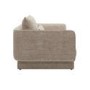 Beige Chenille Armchair with Cushion - Ramses 