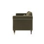 Khaki Green Velvet 2-Seater Sofa - Ramona