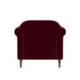 Burgundy Velvet Armchair - Ramona