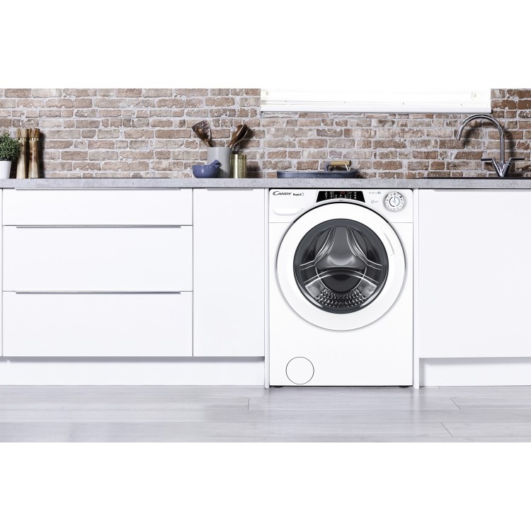 Refurbished Candy RO16106DWMCE-80 Freestanding 10KG 1600 Spin Washing Machine White