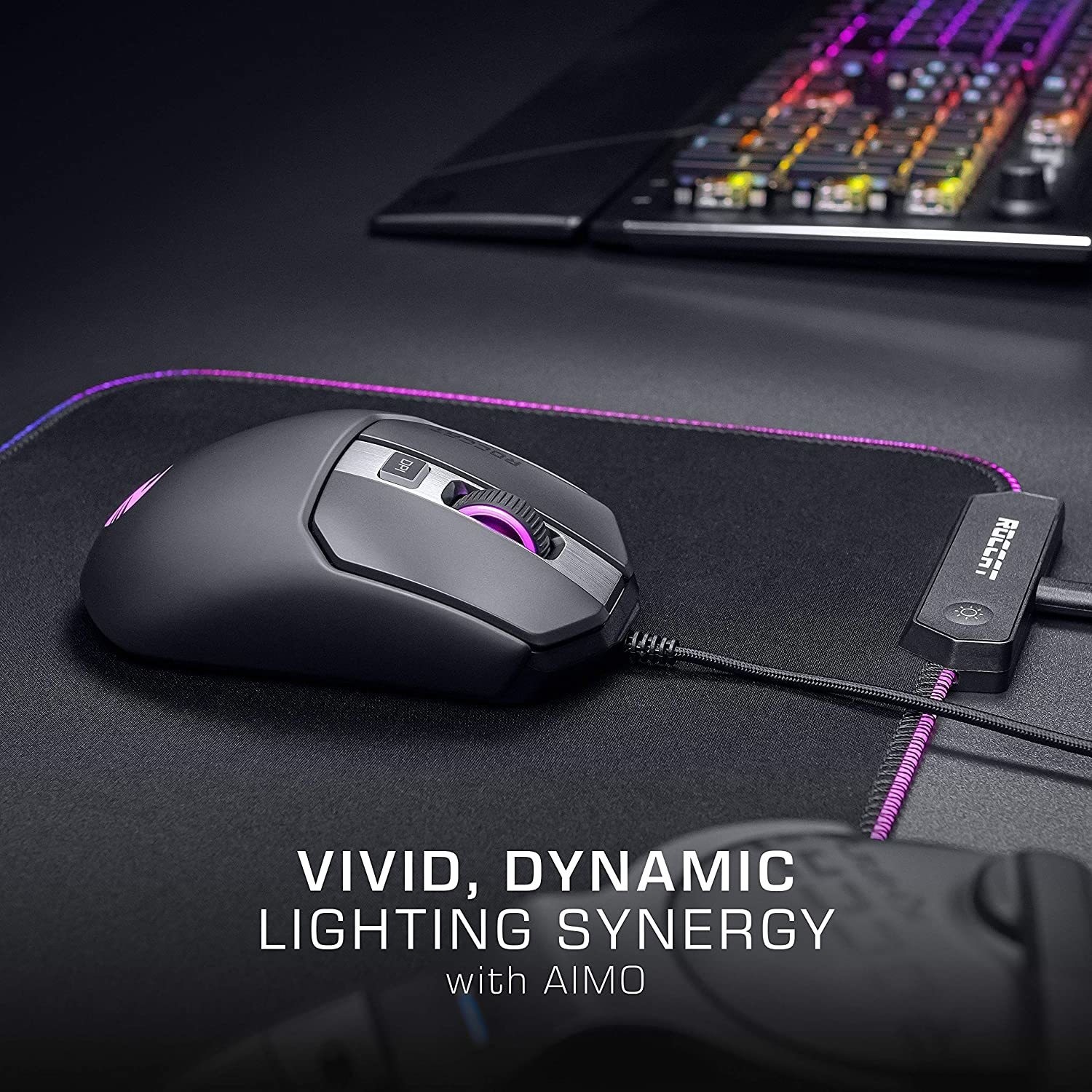 Roccat Kain 1 Aimo 1600 Dpi Titan Click Technology Wired Gaming Mouse In Black Buyitdirect Ie