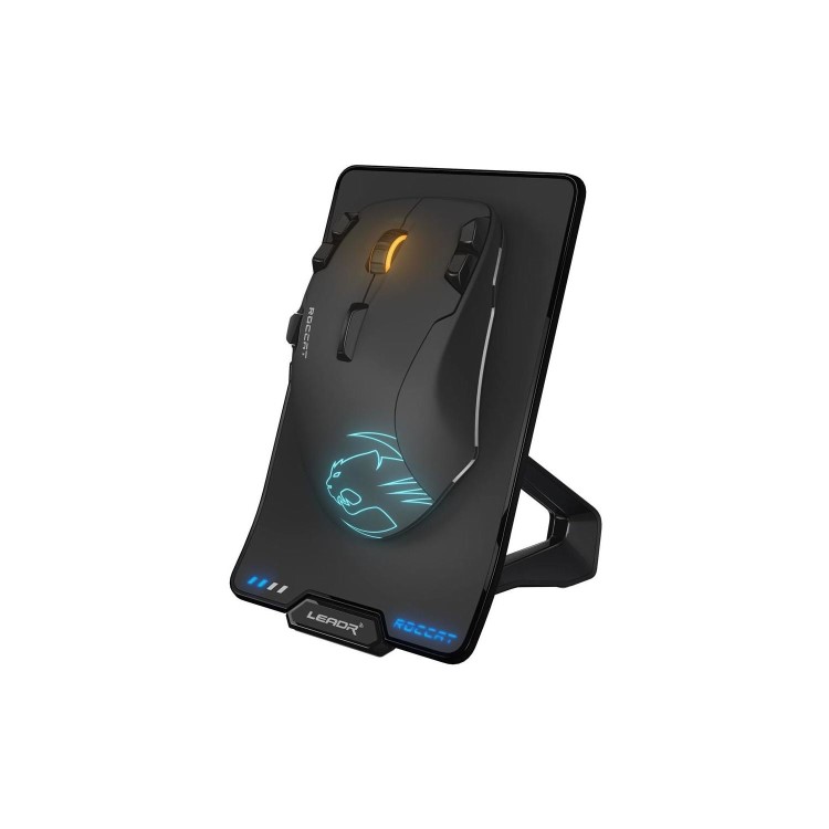Roccat Leadr Wireless Multi-Button RGB Gaming Mouse in Black