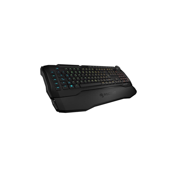 Roccat Horde AIMO Membranical RGB LED Gaming Keyboard in Black