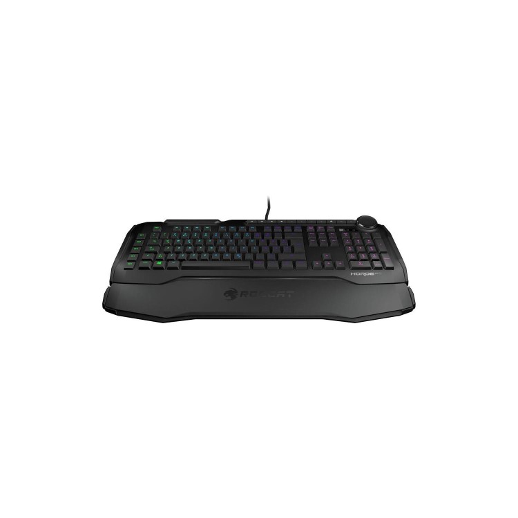 Roccat Horde AIMO Membranical RGB LED Gaming Keyboard in Black