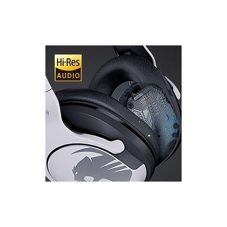 Roccat KHAN AIMO 7.1 High Res RGB Gaming Headset in White