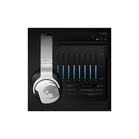 Roccat KHAN AIMO 7.1 High Res RGB Gaming Headset in White