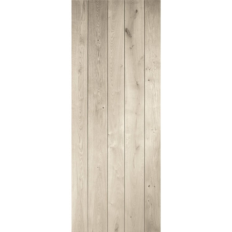Rustic Oak Ledged Internal Door - Unfinished, 1981 x 610 x 40 mm