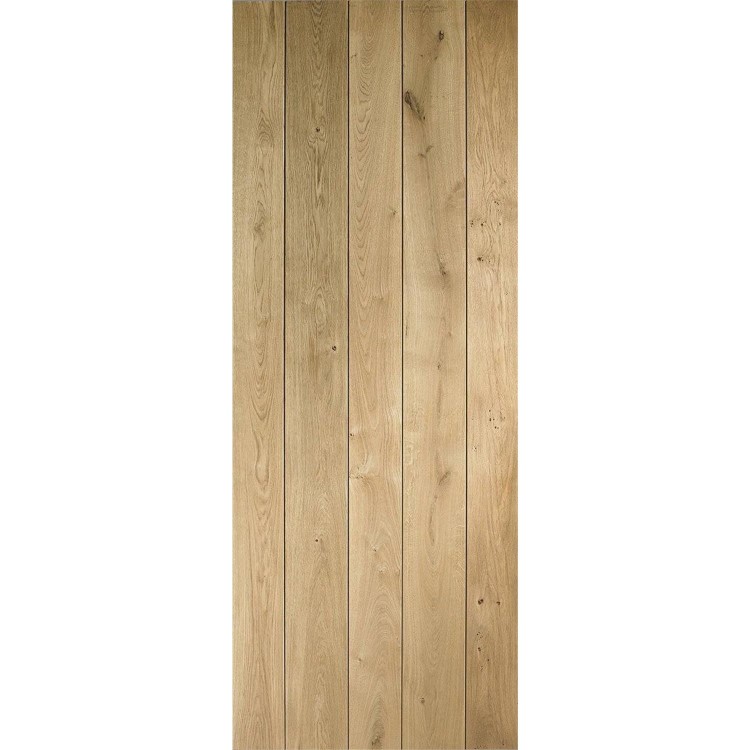 Rustic Oak Ledged Internal Door - Unfinished, 1981 x 610 x 40 mm