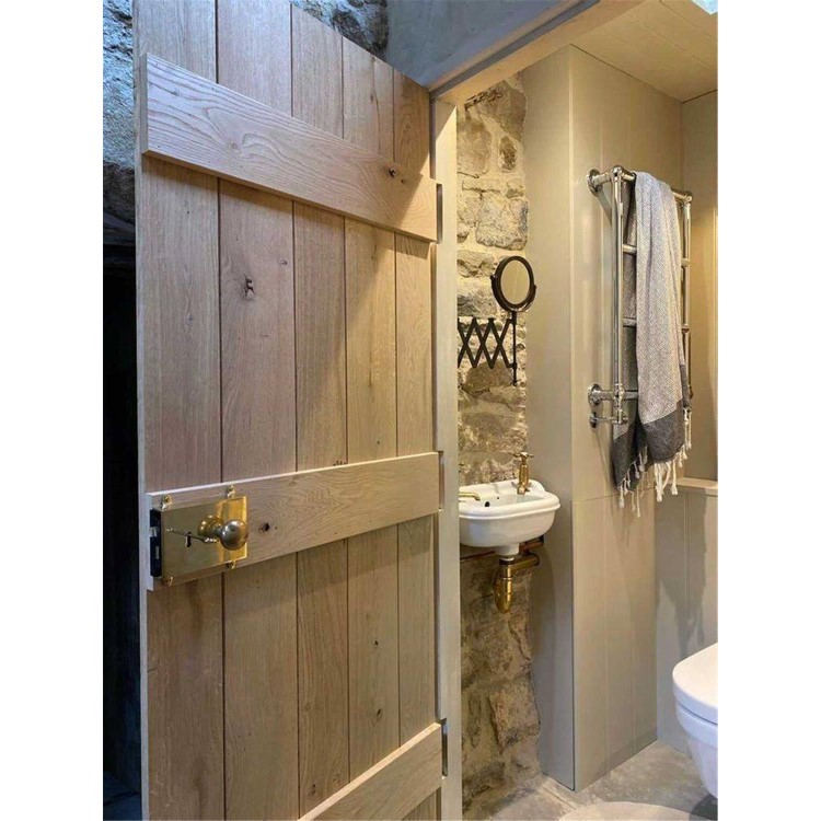 Rustic Oak Ledged Internal Door - Unfinished, 1981 x 610 x 40 mm