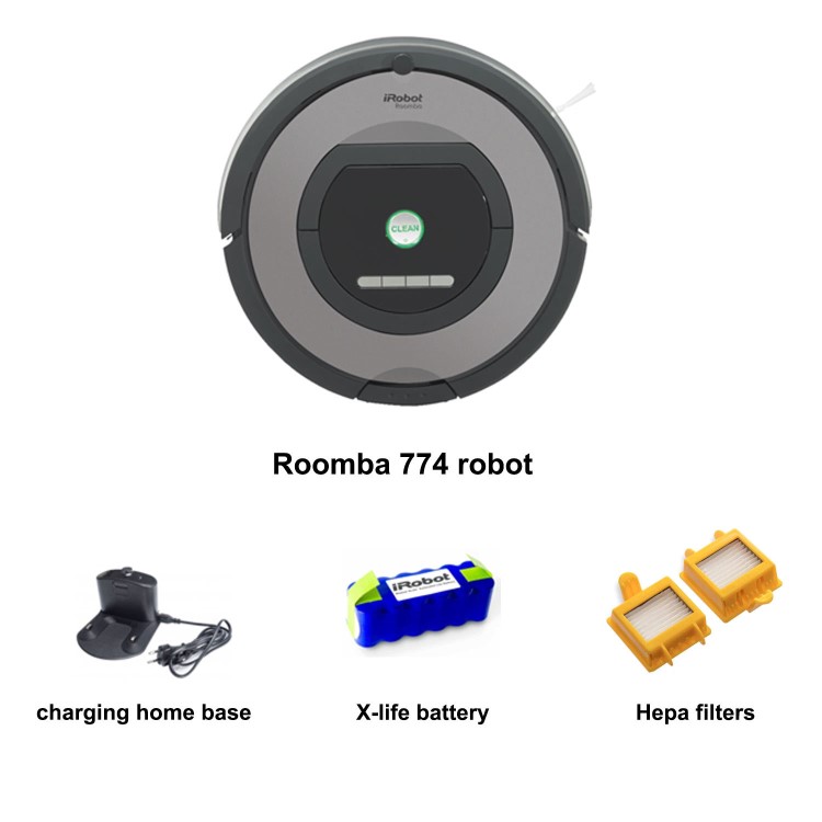 iRobot ROOMBA774 Pet Robot Vacuum Cleaner with Enhanced Xlife Battery & HEPA Filter