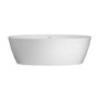 GRADE A1 - Matt White Freestanding Double Ended Bath 1800 x 850mm - Rosa
