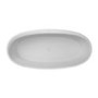 GRADE A1 - Matt White Freestanding Double Ended Bath 1800 x 850mm - Rosa
