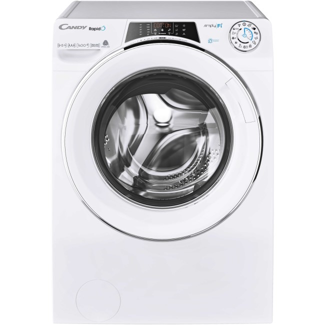 Candy ROW14956DWHC-80 Rapido 9+5 Freestanding Washer Dryer - White