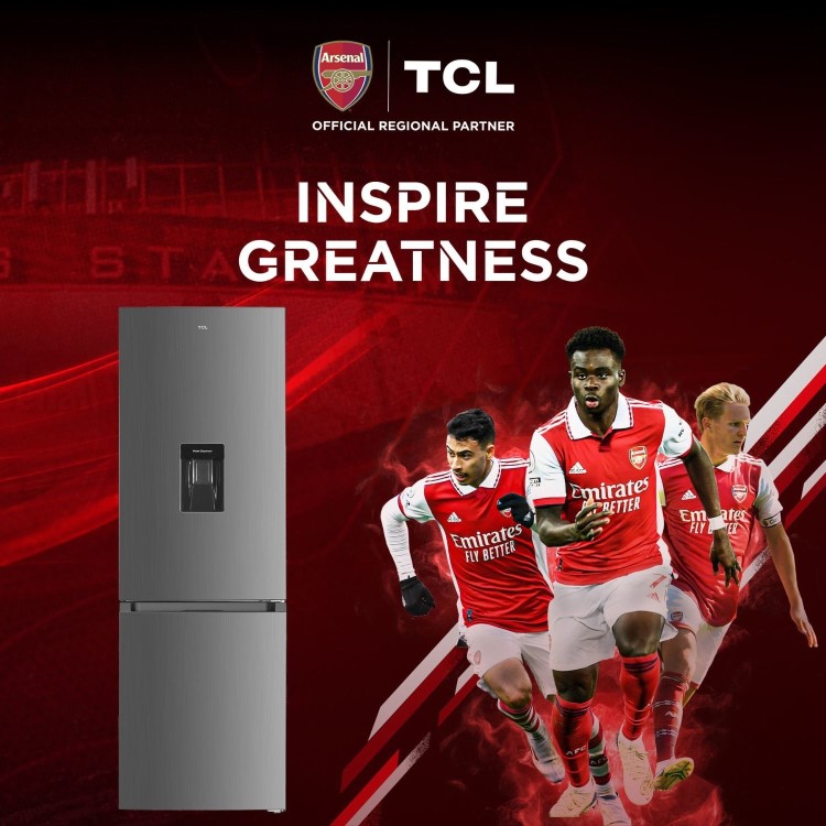 TCL 293 Litre 70/30 Freestanding Fridge Freezer - Stainless steel