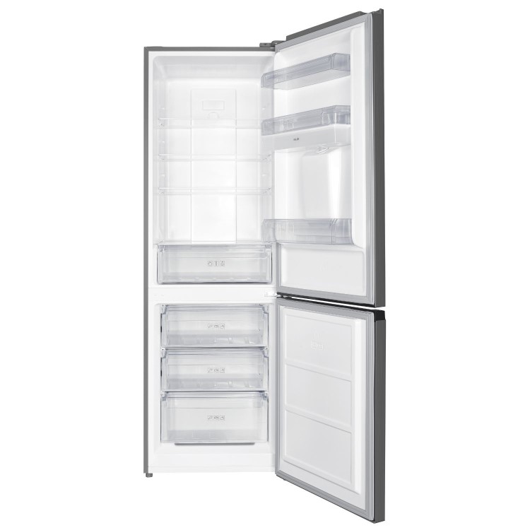 TCL 293 Litre 70/30 Freestanding Fridge Freezer - Stainless steel