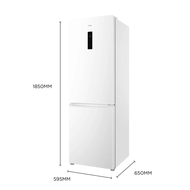 Refurbished TCL RP318BWC0UK Freestanding 318 Litre 70/30 Frost Free Fridge Freezer White
